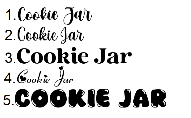 Koekjespot zwart